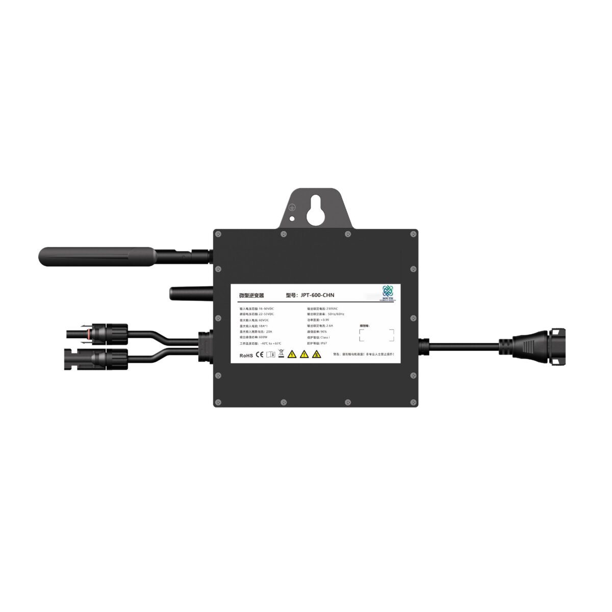 600W Aminum Alloy Black On-Grid Micro-Inverter