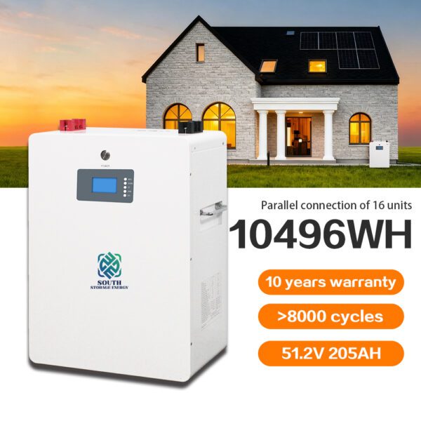 10500WH 205AH LiFePO4 Solar Energy Storage Battery
