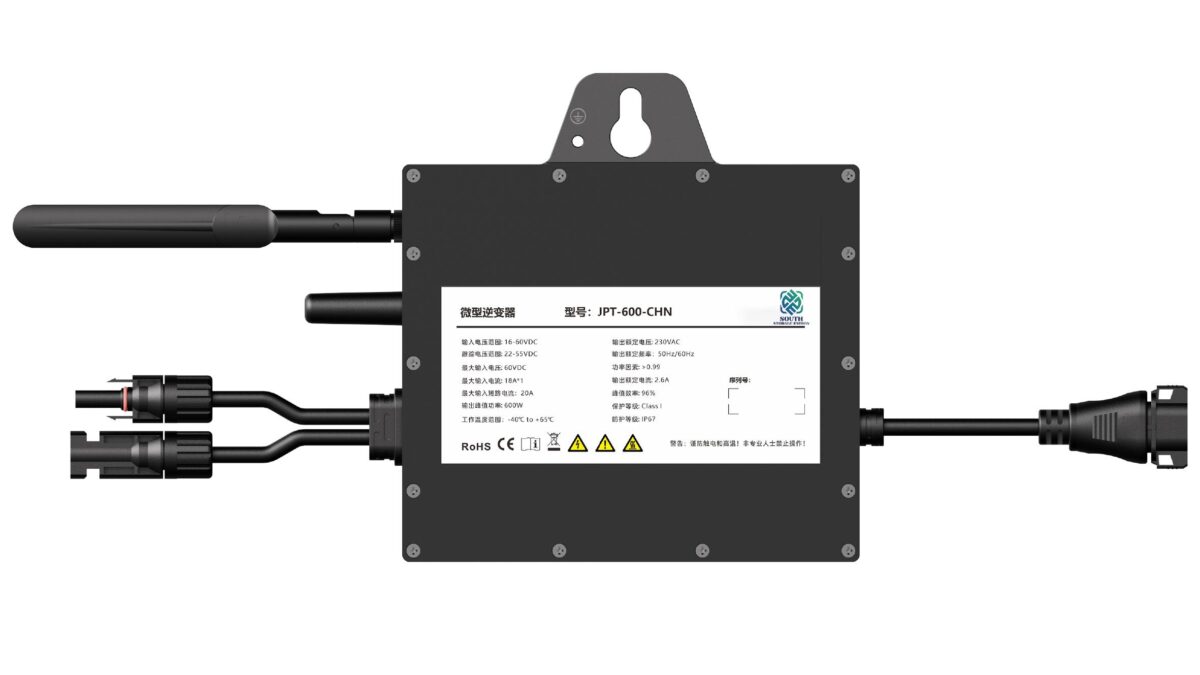 600W Aminum Alloy Black On-Grid Micro-Inverter