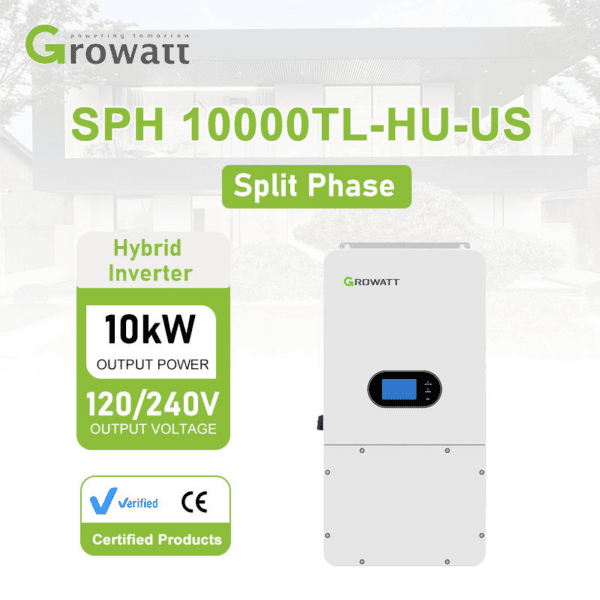10kW Hybrid Inverter GROWATT SPH - Residential Energy Storage